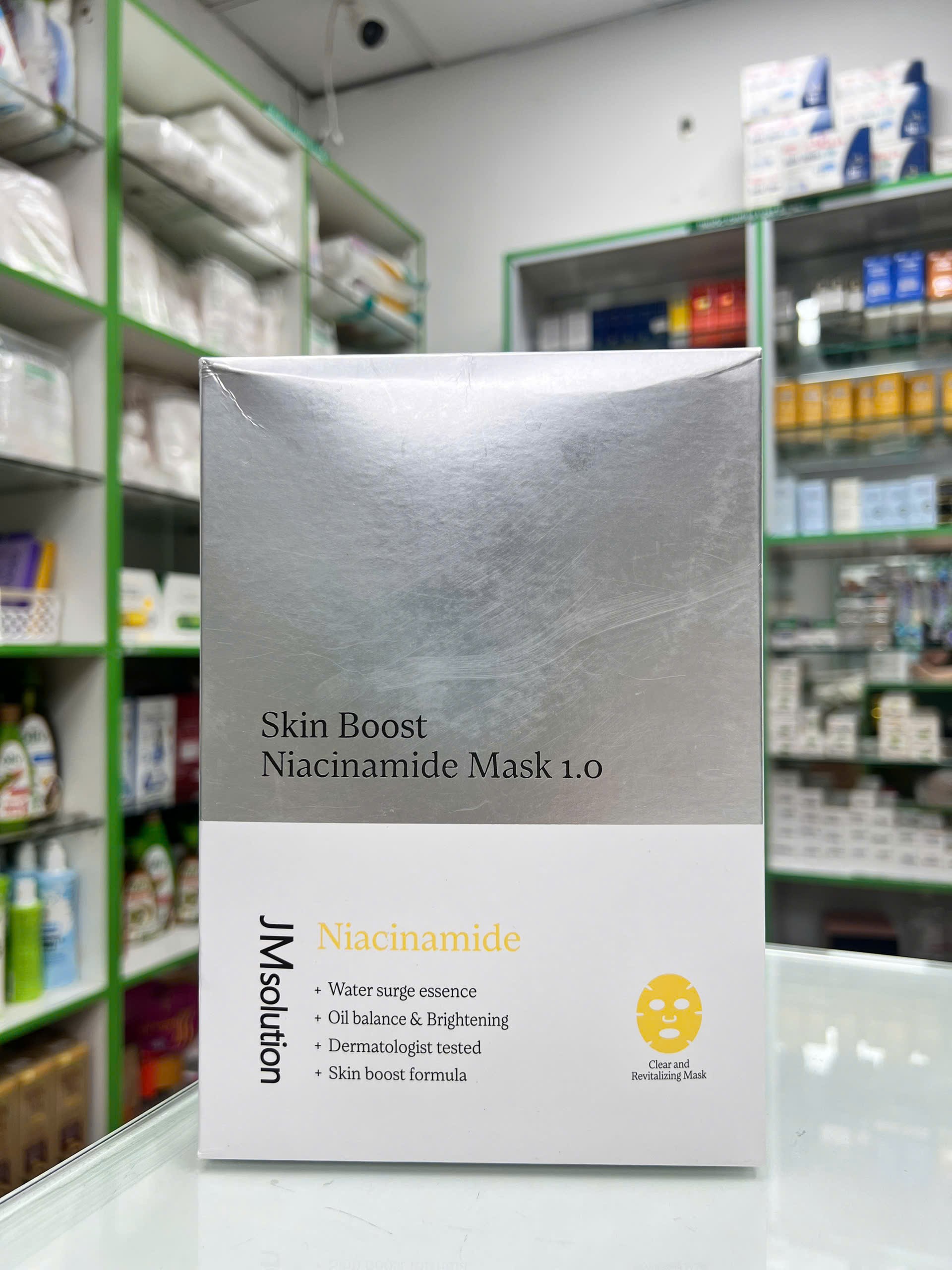 JMsolution Mặt Nạ Chăm Sóc Da Toàn Diện Skin Boost Mask 1.0 30ml — thành phần Hyaluronic Acid mask với nhiều dẫn xuất HA